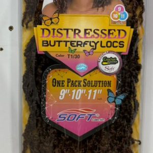 Soft Distressed Butterfly Locs T1/30