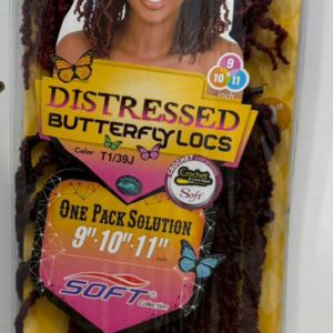 Soft Distressed Butterfly Locs T1/39J
